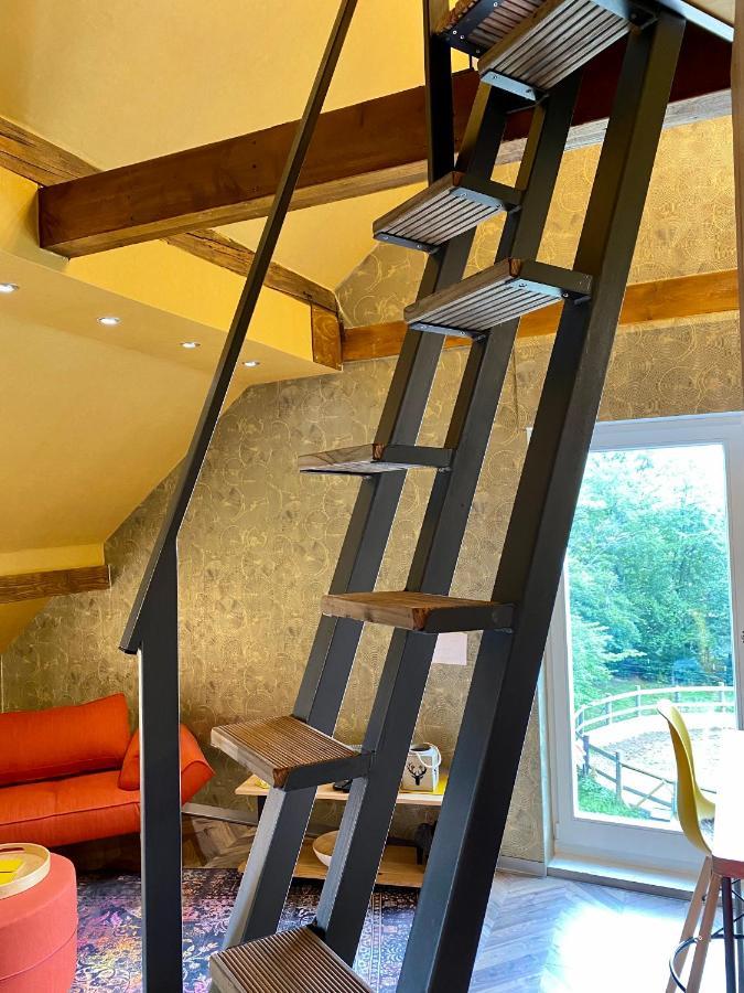Hof Vierzehnender Im Hohen Venn - 70Qm Maisonette - 2 Schlafzimmer - Wohnkueche - Balkon Mit Grill - Monschau - Eifel - Hunde Willkommen - Islandpferde 外观 照片