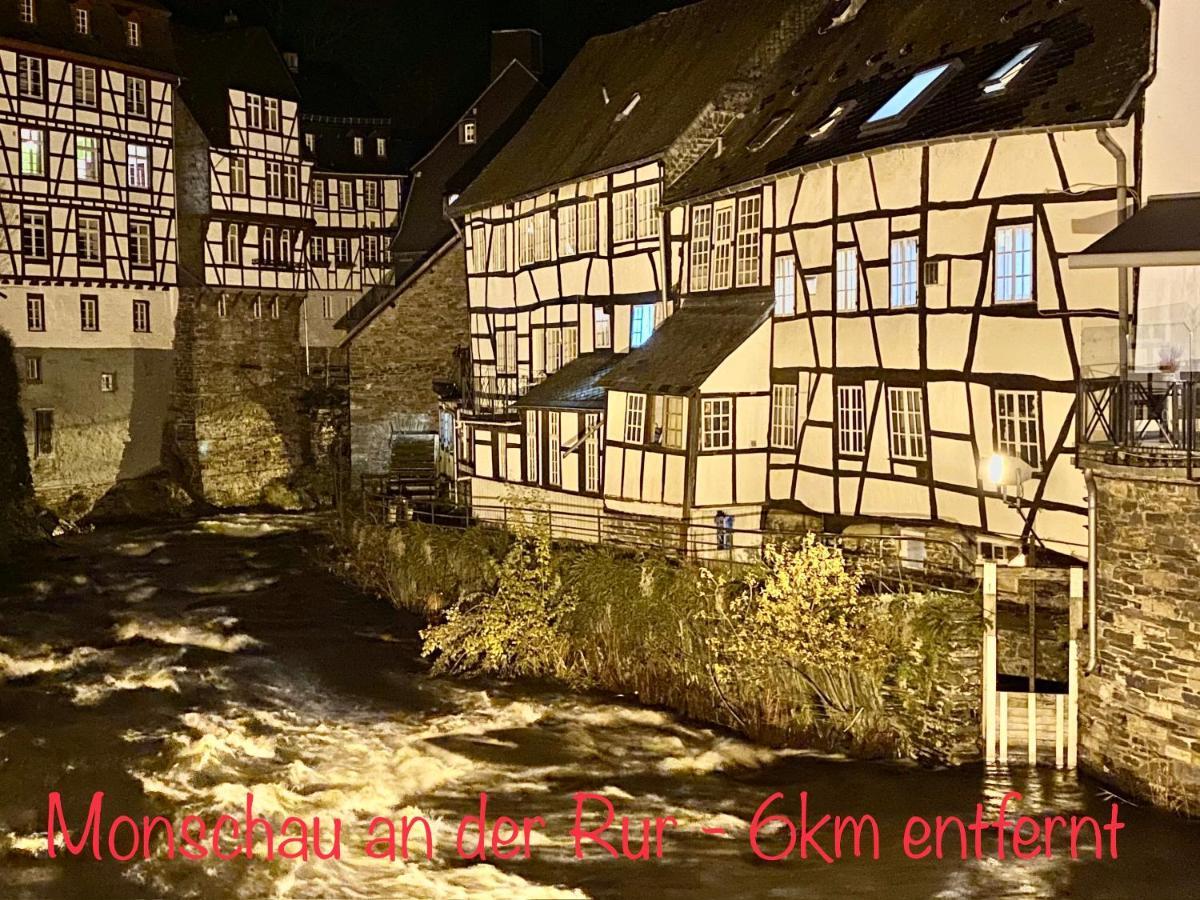 Hof Vierzehnender Im Hohen Venn - 70Qm Maisonette - 2 Schlafzimmer - Wohnkueche - Balkon Mit Grill - Monschau - Eifel - Hunde Willkommen - Islandpferde 外观 照片