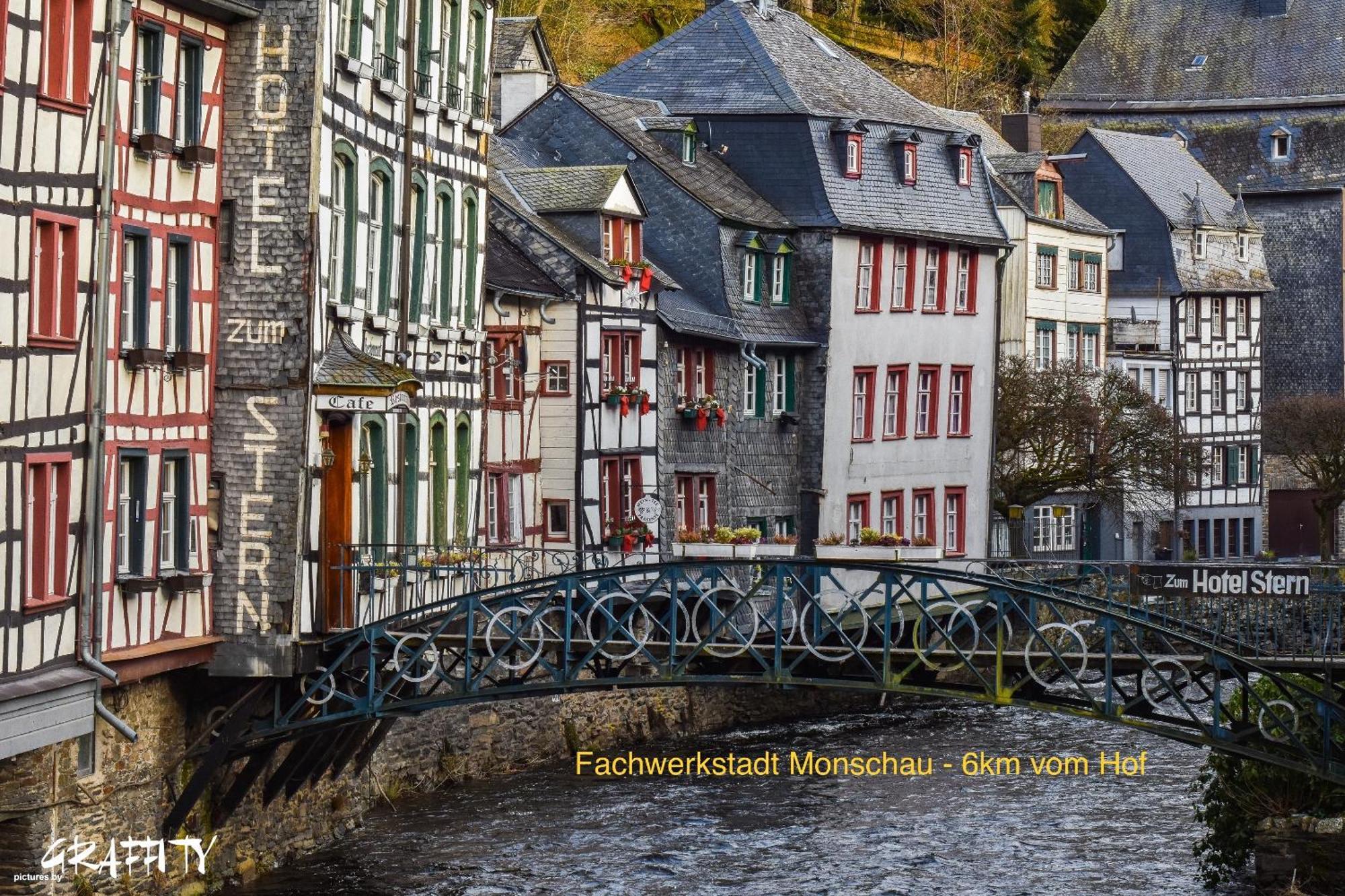 Hof Vierzehnender Im Hohen Venn - 70Qm Maisonette - 2 Schlafzimmer - Wohnkueche - Balkon Mit Grill - Monschau - Eifel - Hunde Willkommen - Islandpferde 外观 照片
